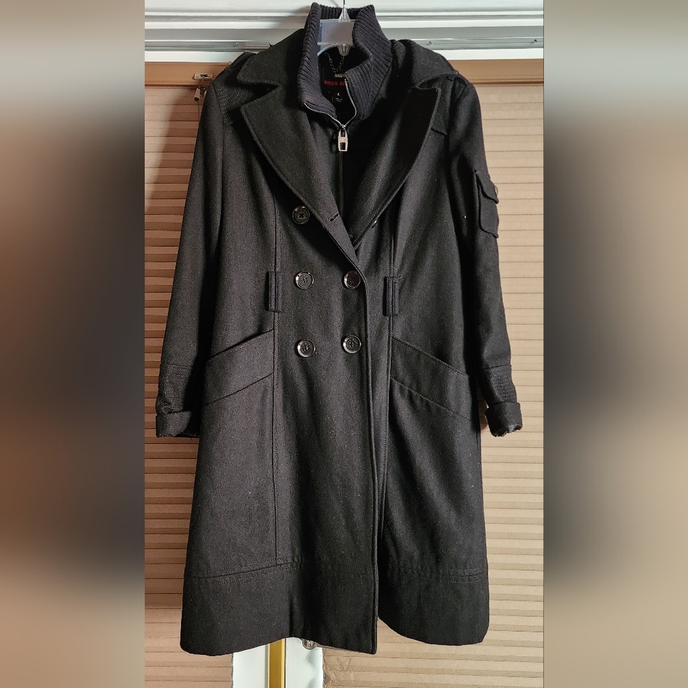 Miss Sixty Women's Double Breasted with both Zipper n Button in Front L G-Used